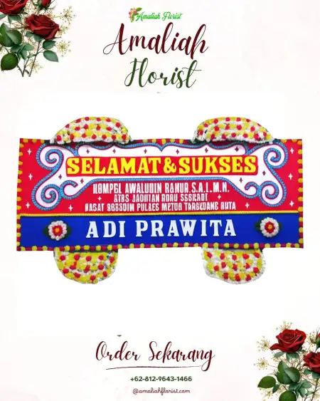 Papan Bunga Ucapan Selamat Selaru